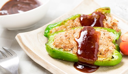 ピーマンの肉詰め